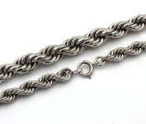 Group lot of 2 vintage 925 sterling silver chains