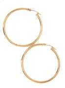 14kt Yellow gold hoop earrings