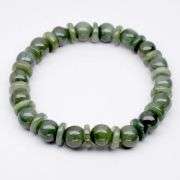 Stunning! 118.32ct natural Jade beaded bracelet