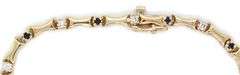 Tasteful 14K YG Sapphire and Diamond Bracelet
