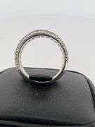 CERTIFIED BRAND NEW 14K WHITE GOLD DIAMOND BAND / RING