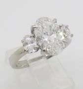 Classic Three Stone Diamond Ring Featuring 3.64CTW of Diamonds