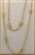 Camrose & Cross Jackie Kennedy State dinner gold tone crystal necklace