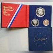 2 1976 3 Piece Bicentennial Silver Proof Sets.