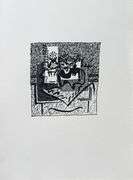 Rare Pablo Picasso Woodcut Circa 1955 Out of Only 100