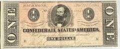 Sharp Near Unc $1 1864 Series CSA Note