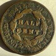 1829 Half Cent