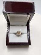 Exquisite Diamond Halo Ring