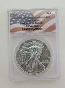 2021 American Silver Eagle, Heraldic Eagle Reverse, ANACS
