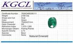 Huge Certified 2180 Ct Museum Size Natural Emerald