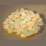 Strong play of color! Freeform! HUGE! 34.15ct untreated opal set!