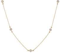 Sonia Bitton 0.60ctw Diamond by the Yard Station Necklace in 14K