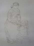 Investment! Very collectable remarkable limited edition Pierre-Auguste Renoir signed in the stone.