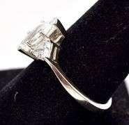 CZ Gemstone Ring in Sterling Silver