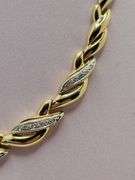 Very Fine 14KT Yellow Gold and Diamond Necklace