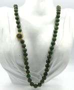 Green Jade beaded necklace