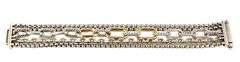David Yurman Multi Row Chain Bracelet in 18K and Sterling