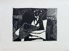Highly Collectible Picasso Woodcut Circa 1955