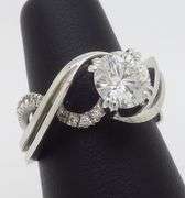 Authentic, Certified Solasfera Diamond set in a Mark Schneider Ring