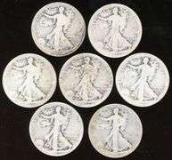 1917-S (Rev), 3 1917-D (Obv), 1917-S (Obv), & 2 1919-P. 7 Low end circs