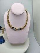 Magnificent 18KT Yellow Gold 5+ CTTW Diamond Necklace and Earring Set