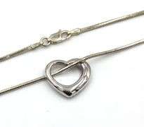 Set of 925 sterling silver 2 necklaces and 2 pair of earrings