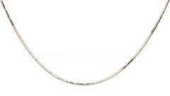 Smooth Feeling 14K WG Snake Style Necklace