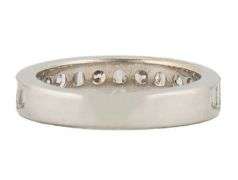 0.70ctw Baguette and Round Diamond Wedding Band Ring in 14K