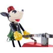 100th Anniversary Mickey & Minnie Mouse Red Handcar COA