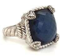 Judith Ripka Sapphire cocktail ring