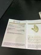 CERTIFIED BRAND NEW 14K YELLOW GOLD DIAMOND RING