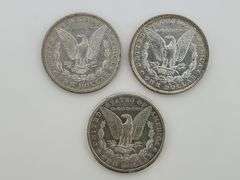 1883-S, 1884-O, 1885-S, Morgan Silver Dollar Lot