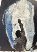 Highly Collectible and Rare Salvador Dali Original Lithograph from the 'Biblia Sacra' Suite