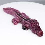 Look at this 67.46ct alligator cut from pure Ruby!