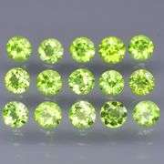 Superb 4.26ct high fire VS Peridot set -UNTREATED!!!