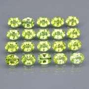 You've got sparkles for days in this 7.43ct Peridot set!