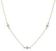 Sonia Bitton 0.60ctw Diamond by the Yard Station Necklace in 14K