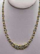 Intricately Designed 18KT Gold Diamond Necklace
