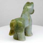 Hand cut 184.08ct untreated Burmese Jade horse carving