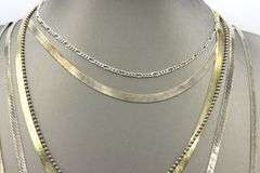 Group lot of 6 Vintage 925 sterling silver necklaces