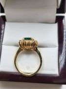 Bold 18kt Emerald & Diamond Statement Piece