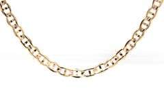 14kt Yellow gold Marine link chain necklace