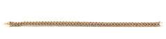 David Yurman 0.71ctw Pave Cognac Diamond Curb Chain Bracelet in 18K