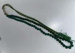 Beautiful 171.5 Cttw Natural Mined From The Earth Emerald Necklace