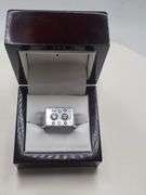 Very Fine Quality 10KT White Gold Gent's Diamond Ring