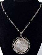 1889 Morgan Dollar Pendant Necklace