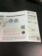 CERTIFIED 18K WHITE GOLD DIAMOND STUDS