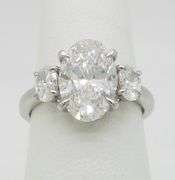 Classic Three Stone Diamond Ring Featuring 3.64CTW of Diamonds