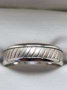 14KT White Gold Band