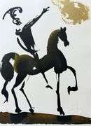 Highly Collectible and Rare Salvador Dali Original Lithograph from the 'Biblia Sacra' Suite